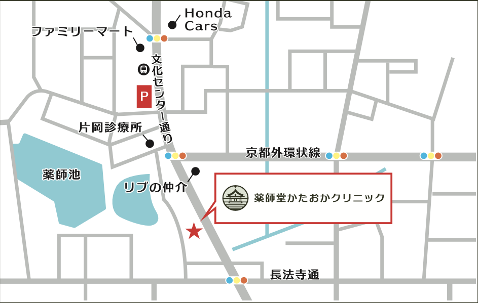 クリニック周辺地図